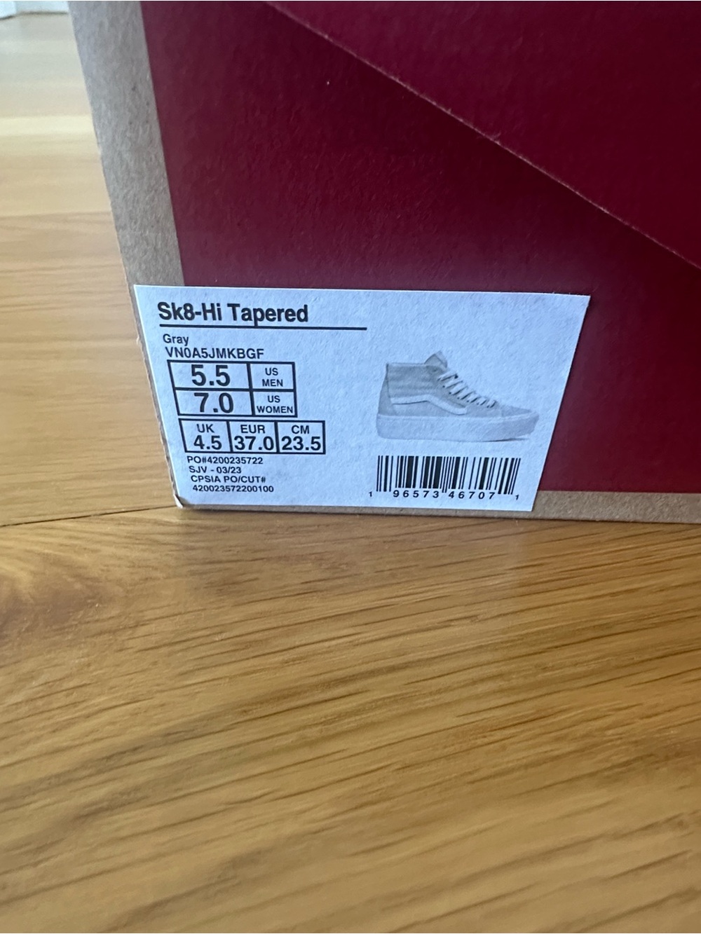 Vans Cream Platform Lace-Up Sneakers - Picture 3 of 9